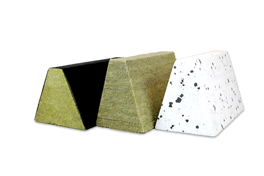 Sickenfüller aus Mineralwolle für Dach- und Trapezblechkonstruktionen