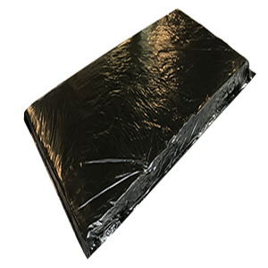 Dämmplatten in schwarzer PE-Folie – Mineralfaser Akustikdämmplatten mit Rieselschutz