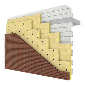 Kerndämmung für Fassaden – Steinwolle, Glaswolle und EPS